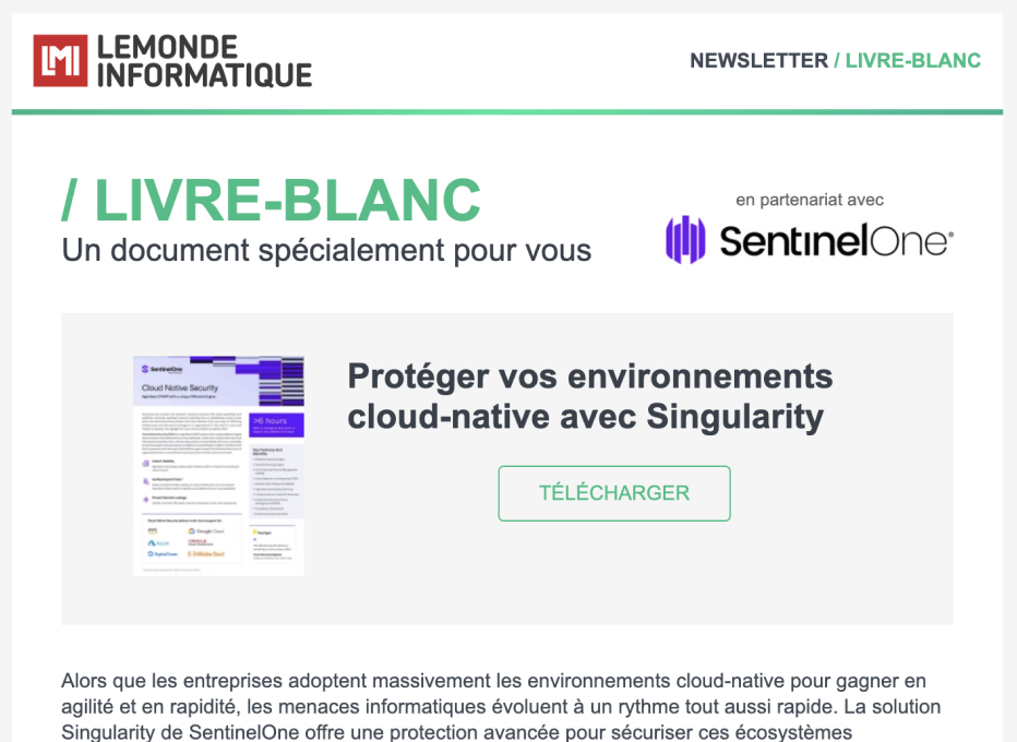 Protéger vos environnements cloud -native avec Singularity