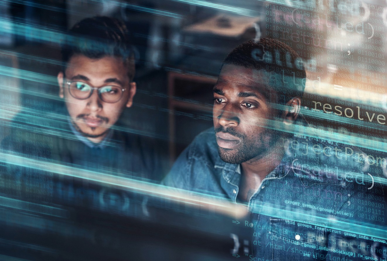 Team working on a project